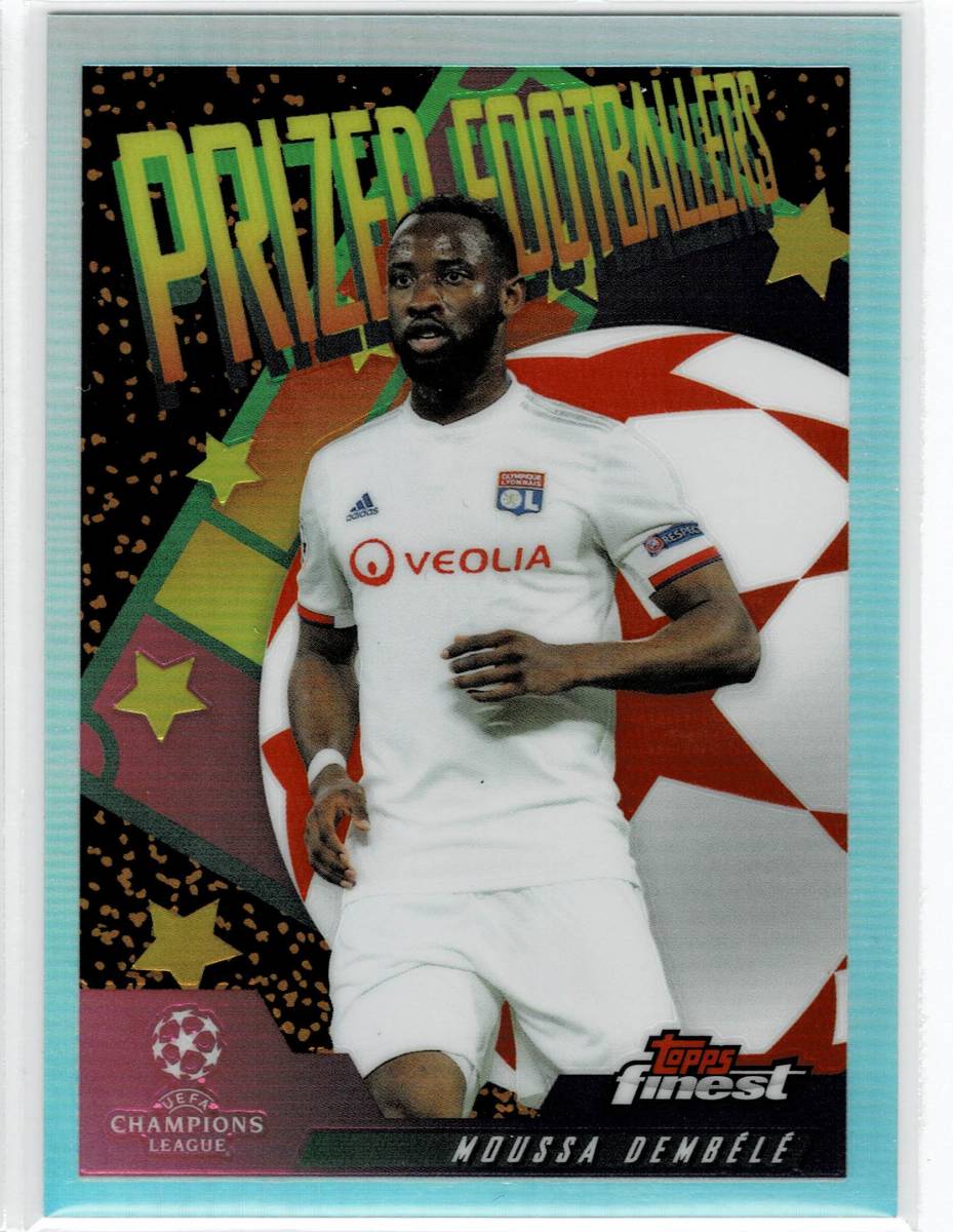 2019-20 Topps Finest UEFA Champions League Moussa Dembele Prized Footballers_画像1