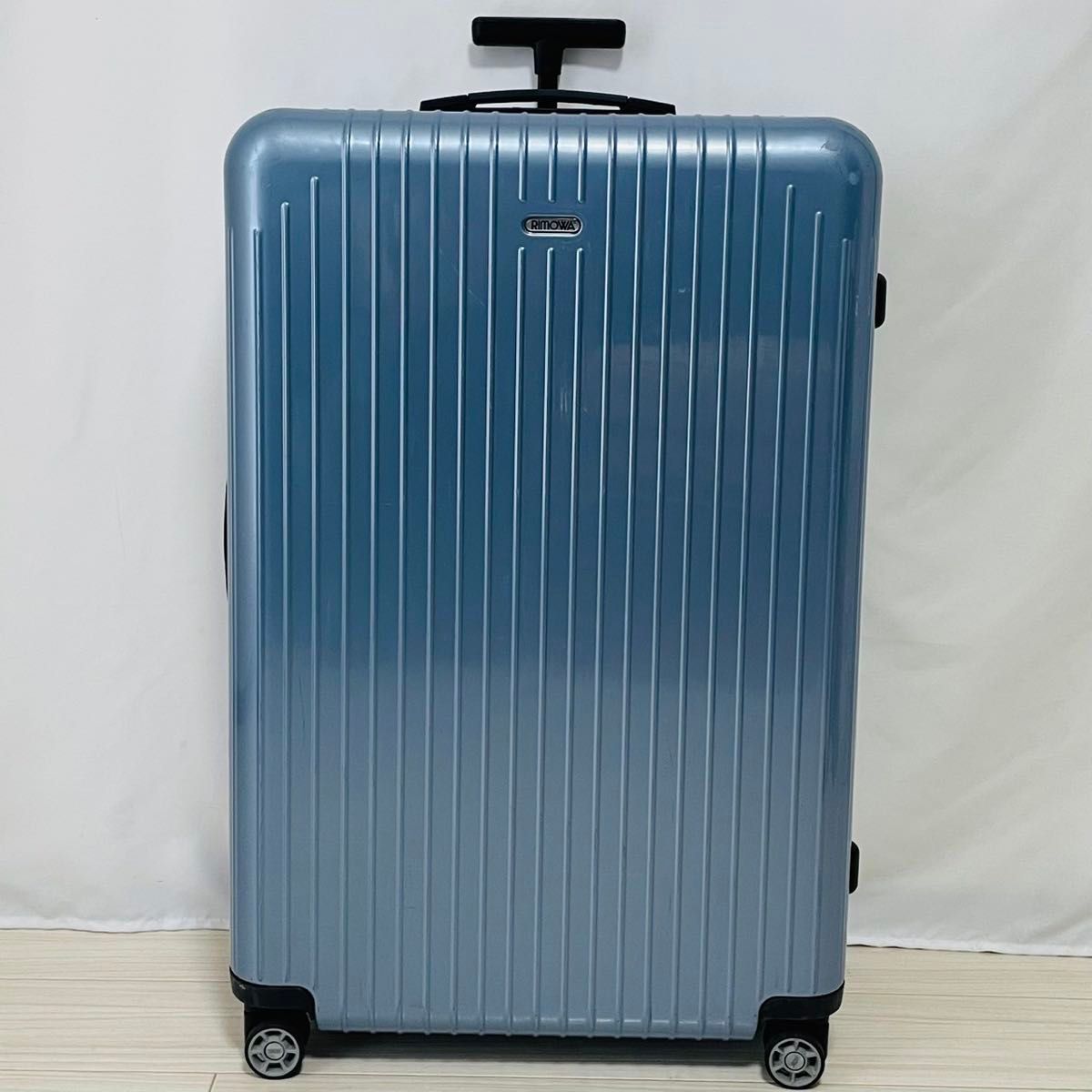 RIMOWA サルサ スーツケース 104L 美品 リモワ サルサエアー 104L 4輪 アイスブルー 大容量 TSA