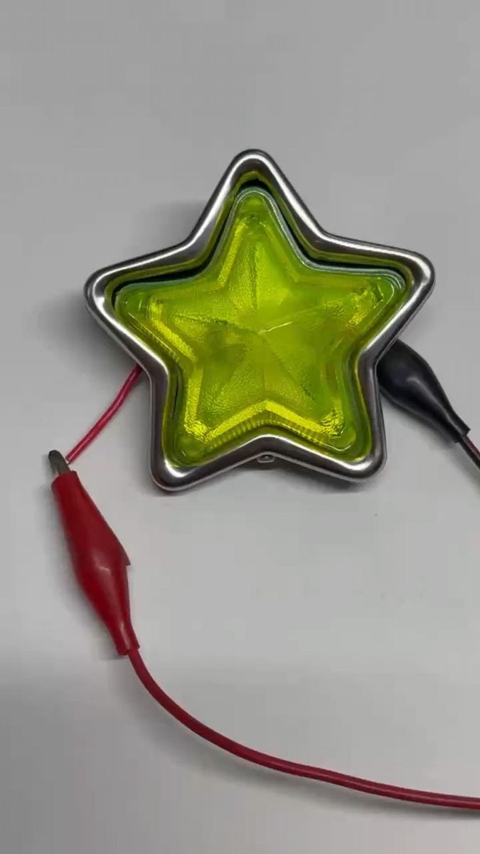 12V 24V 星マーカー 点滅 蛍光 検) デコトラ エルフ キャンター スパグレ クオン レンジャー ファイター レトロ一番星