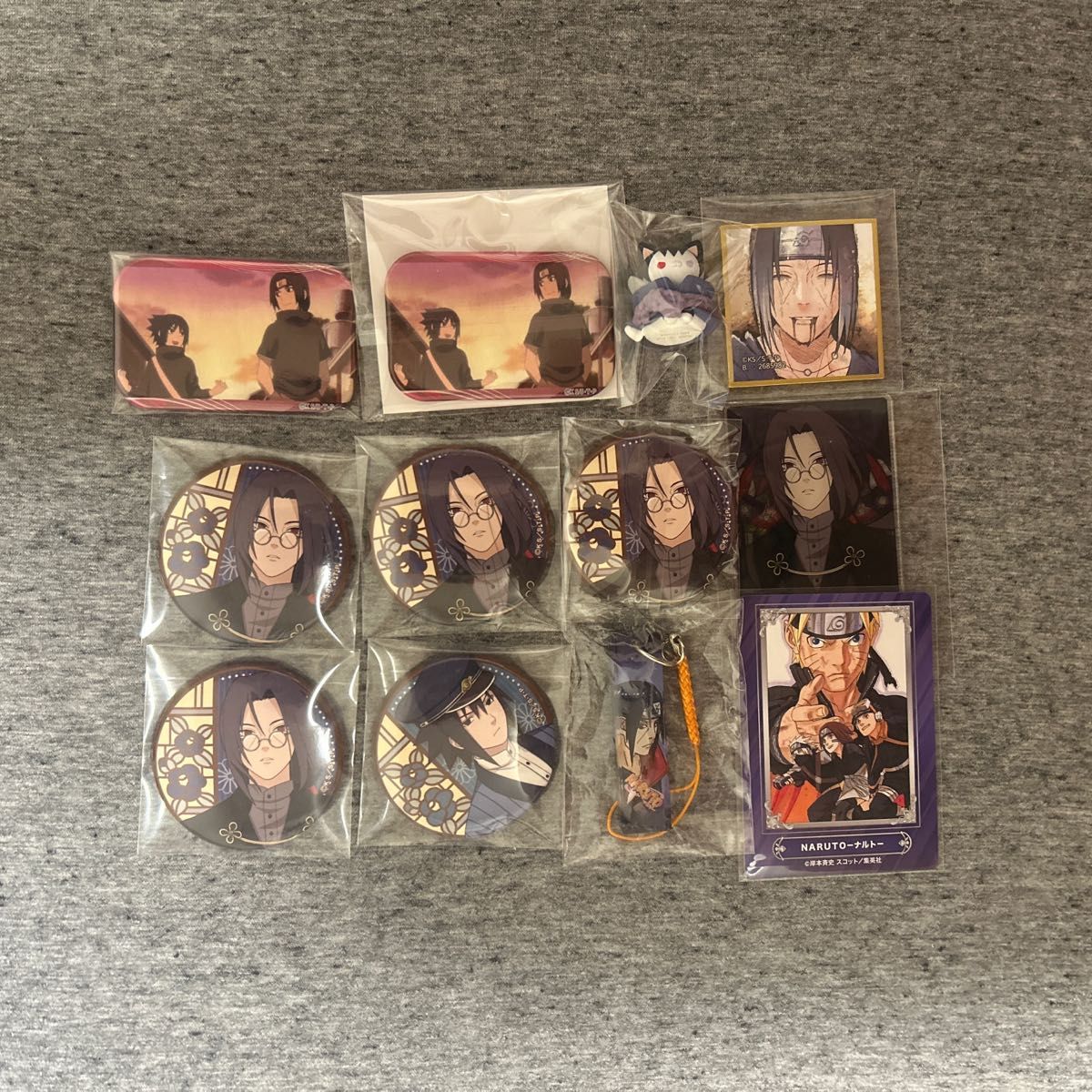 NARUTO ナルト うちはサスケ うちはイタチ ラバスト 12点セット NARUTO ナルト うちはサスケ うちはイタチ ラバスト 12点セット