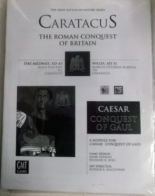GMT/CARATACUS/CAESAR:CONQUEST OF GAUL MODULE/THE GREAT BATTLES OF HISTORY SERIES/新品駒未切断/日本語訳無し