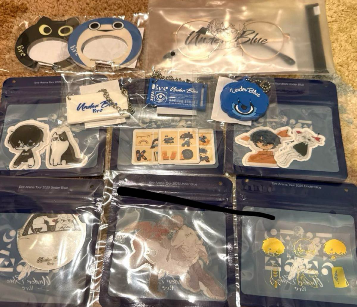 UnderBlue Eve くじ まるめがね B賞 Eve Under Blue まるめがね+11点|Yahoo!フリマ(旧PayPayフリマ)