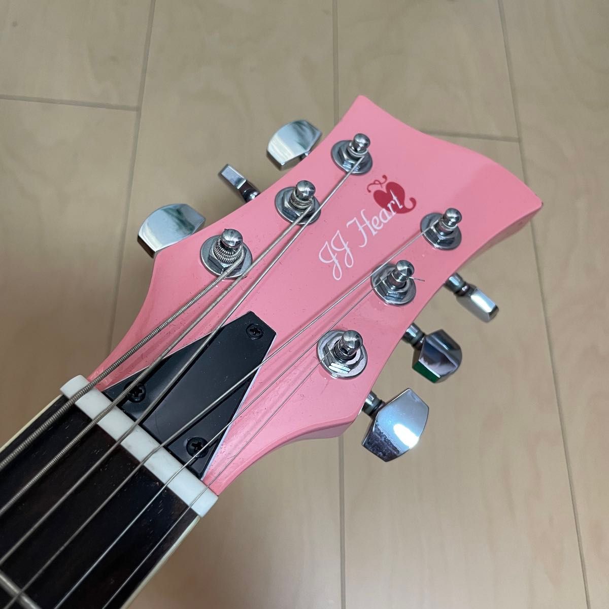 【90分限定価格】JJ HEART アコースティックギター ケース ピンク 90分限定価格】JJ HEART アコースティックギター ハート ケース