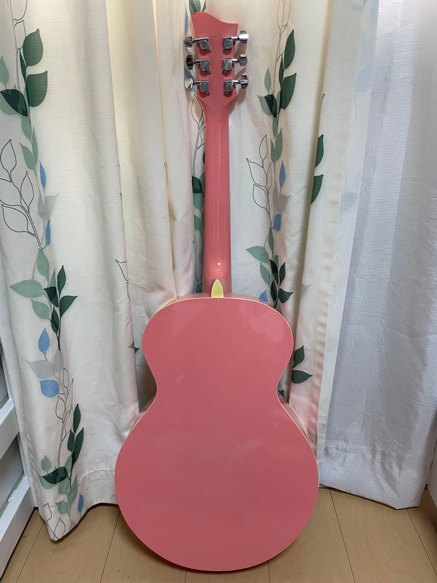 【90分限定価格】JJ HEART アコースティックギター ケース ピンク 90分限定価格】JJ HEART アコースティックギター ハート ケース