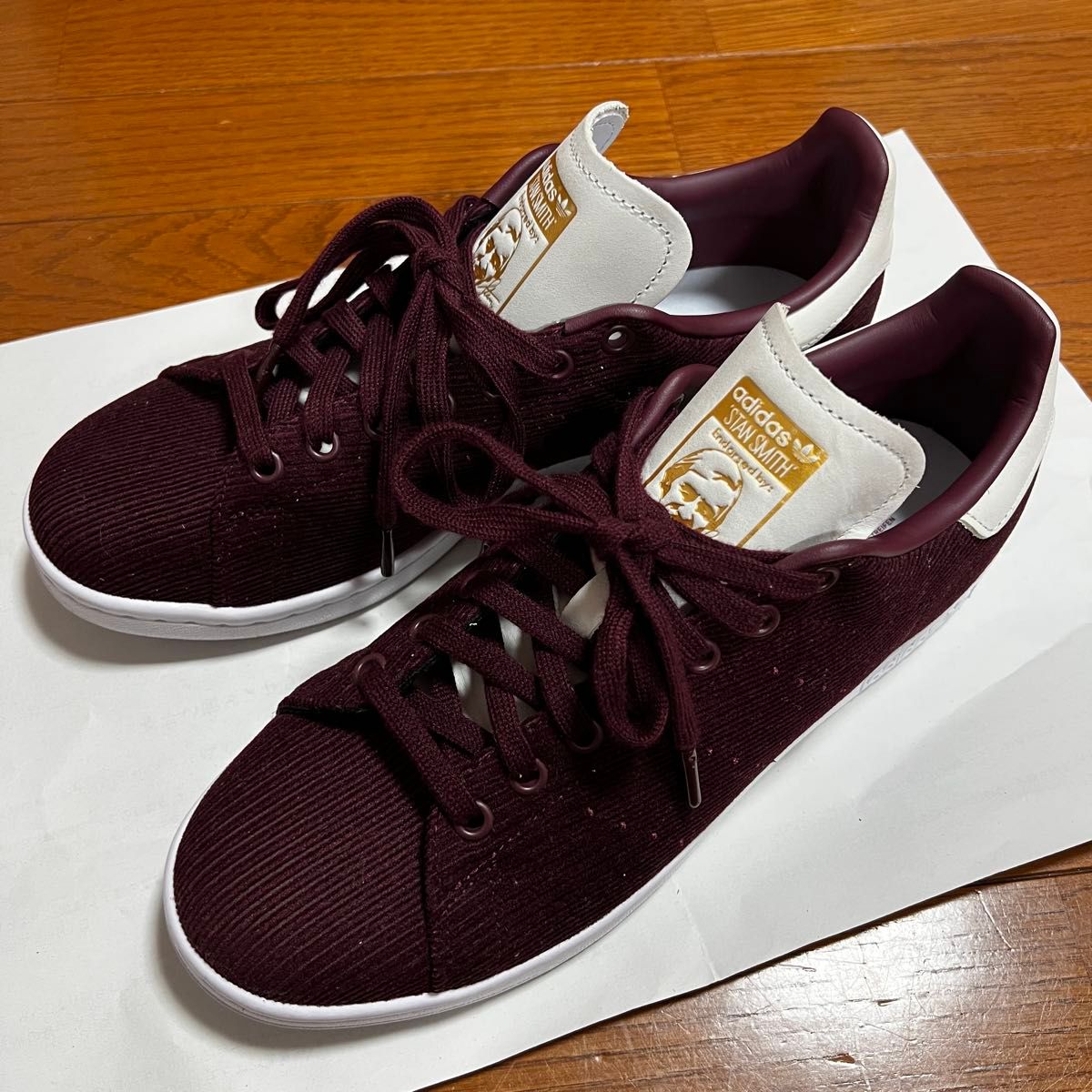 【adidas】アディダス STAN SMITH スタンスミス コーデュロイ adidas Stan Smith コーデュロイ バーガンディ ワインレッド 27