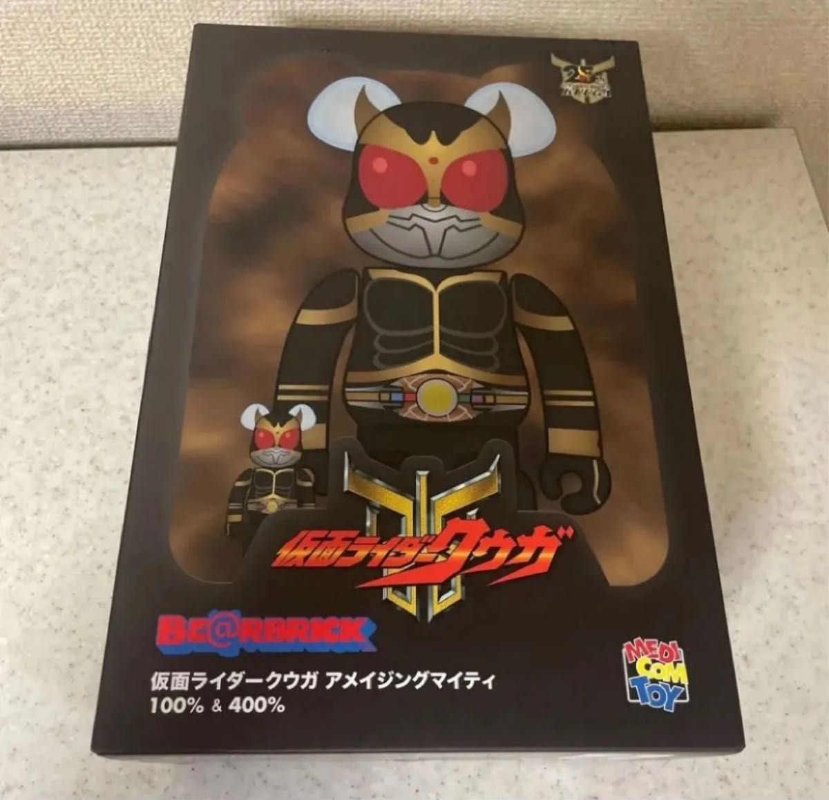 未開封新品 ベアブリック 仮面ライダークウガ アメイジングマイティ 超クウガ展 未開封新品 ベアブリック 仮面ライダークウガ アメイジング