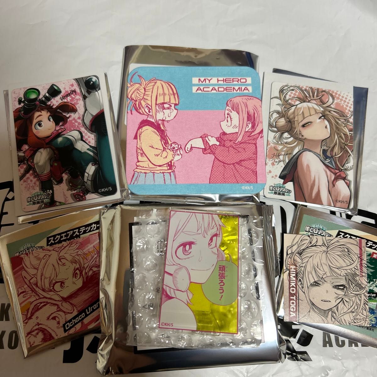 僕のヒーローアカデミア ヒロアカ 原画展 麗日お茶子 トガヒミコ まとめ売り 僕のヒーローアカデミア ヒロアカ 原画展 トガヒミコ 麗日お茶子