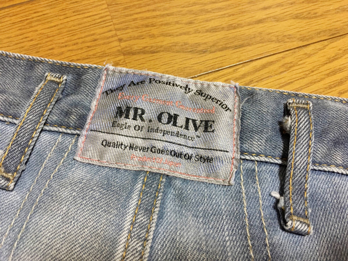 MR OLIVE ミスターオリーブ デニムパンツ ヴィンテージ加工 30インチ_画像7