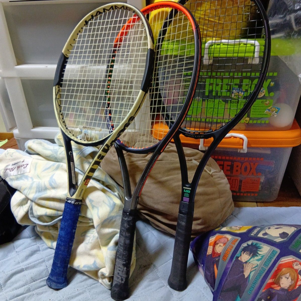 YONEX Wilson硬式テニスラケット3本セット テニスラケット 3本セット Wilson DUNLOP YONEX|Yahoo!フリマ