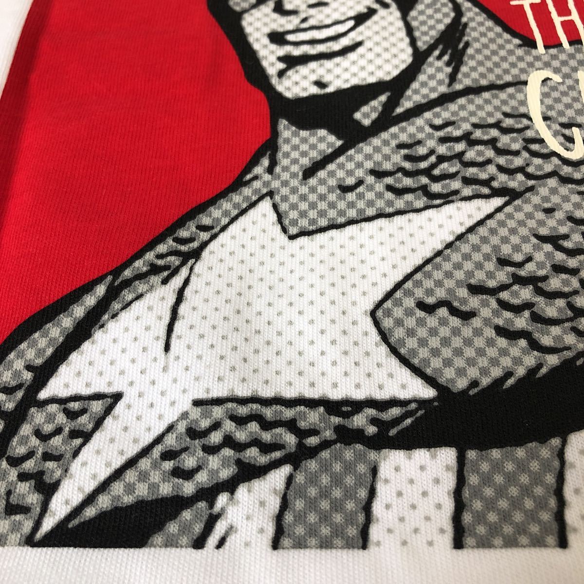 キャプテンアメリカ マーベルヒーロー marvel フロント刺繍 メンズTシャツM新品 アメカジ AMERICAN KIDS スーパーヒーロー ジーユー