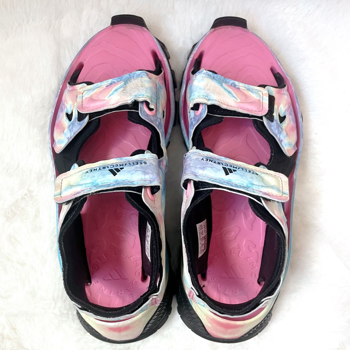 STELLA McCARTNEY サンダル ピンク 2318624L0123 希少 限定 adidas by Stella McCartney サンダル 23 5 ピンク