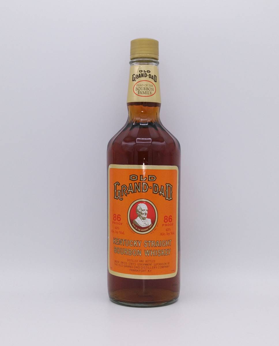 【全国送料無料】OLD GRAND-DAD 86PROOF KENTUCKY STRAIGHT BOURBON WHISKEY HEAD OF THE BOURBON FAMILY　43度　750ml