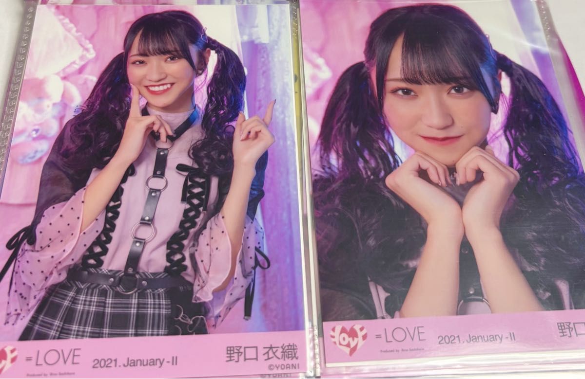 野口衣織 生写真 LOVE(イコラブ) 野口衣織 生写真 7枚セット まとめ売り|Yahoo