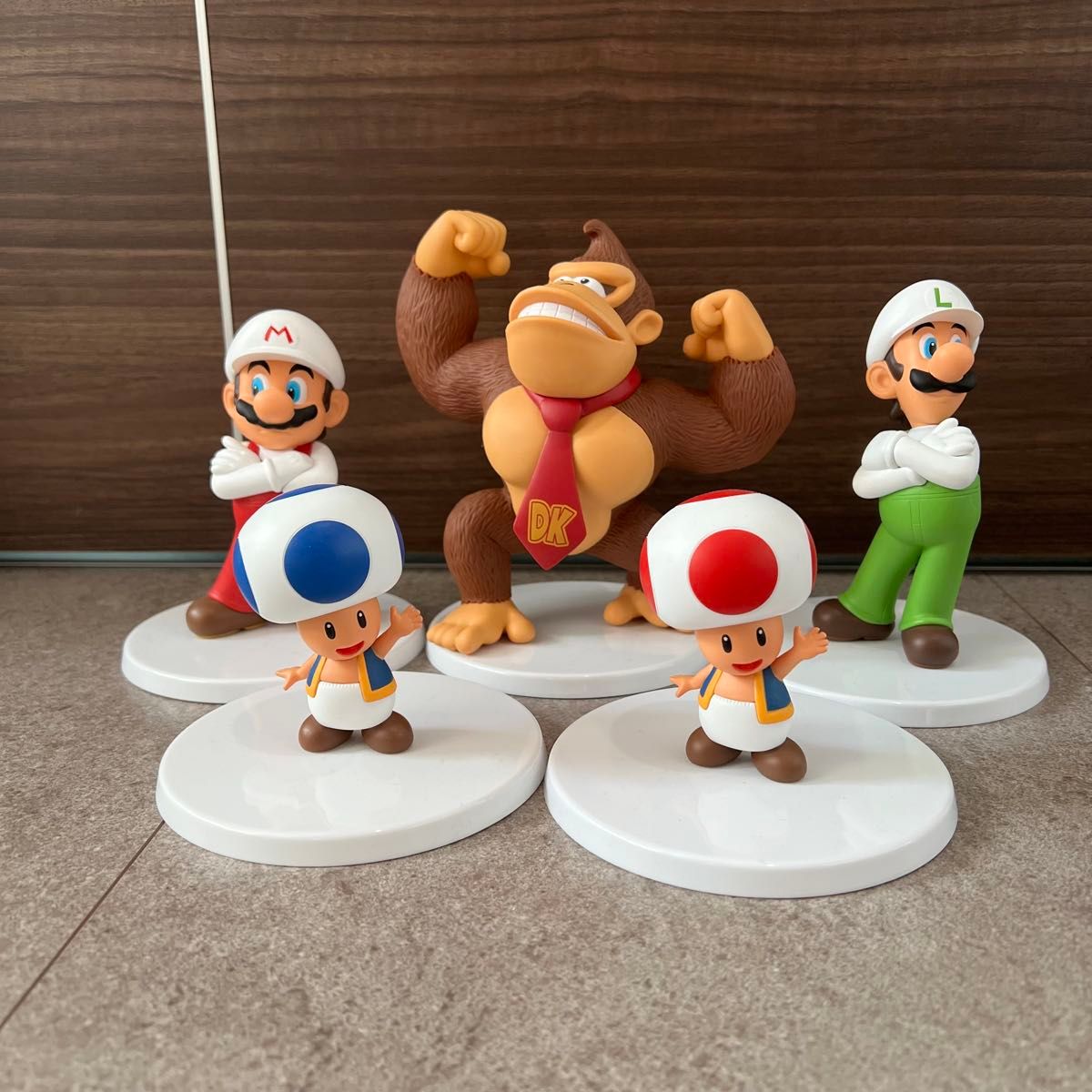 スーパーマリオフィギュア 7体セット マリオ ルイージ ドンキーコング ピノキオ スーパーマリオフィギュア 7体セット マリオ ルイージ ドンキー