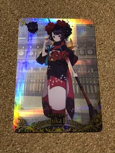 【Fate Grand Order カード １０】ウエハース６（葛飾北斎）_画像1