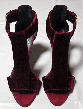  Giuseppe Zanotti * женский * бордо серия дизайн сандалии * размер 37*USED. 