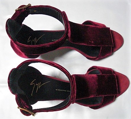  Giuseppe Zanotti * женский * бордо серия дизайн сандалии * размер 37*USED. 