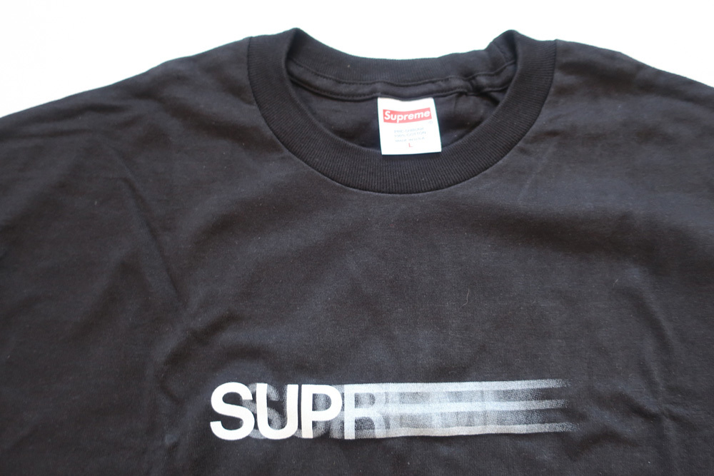 (XL)Supreme Motion Logo TeeシュプリームモーションロゴTシャツ黒ボックスロゴ_画像2