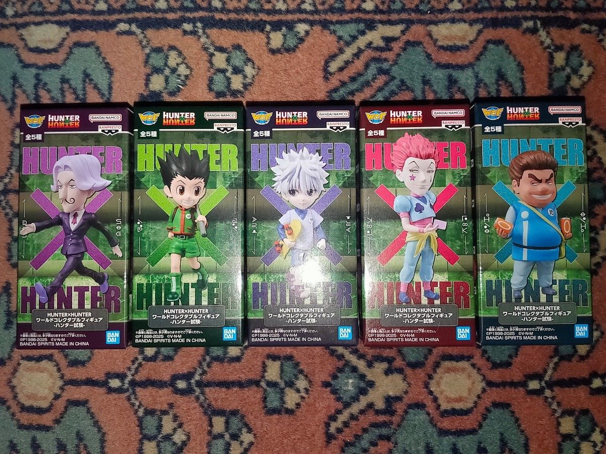 HUNTER×HUNTER ワールドコレクタブルフィギュア 5種 HUNTER×HUNTER ワールドコレクタブルフィギュア ハンター試験 5