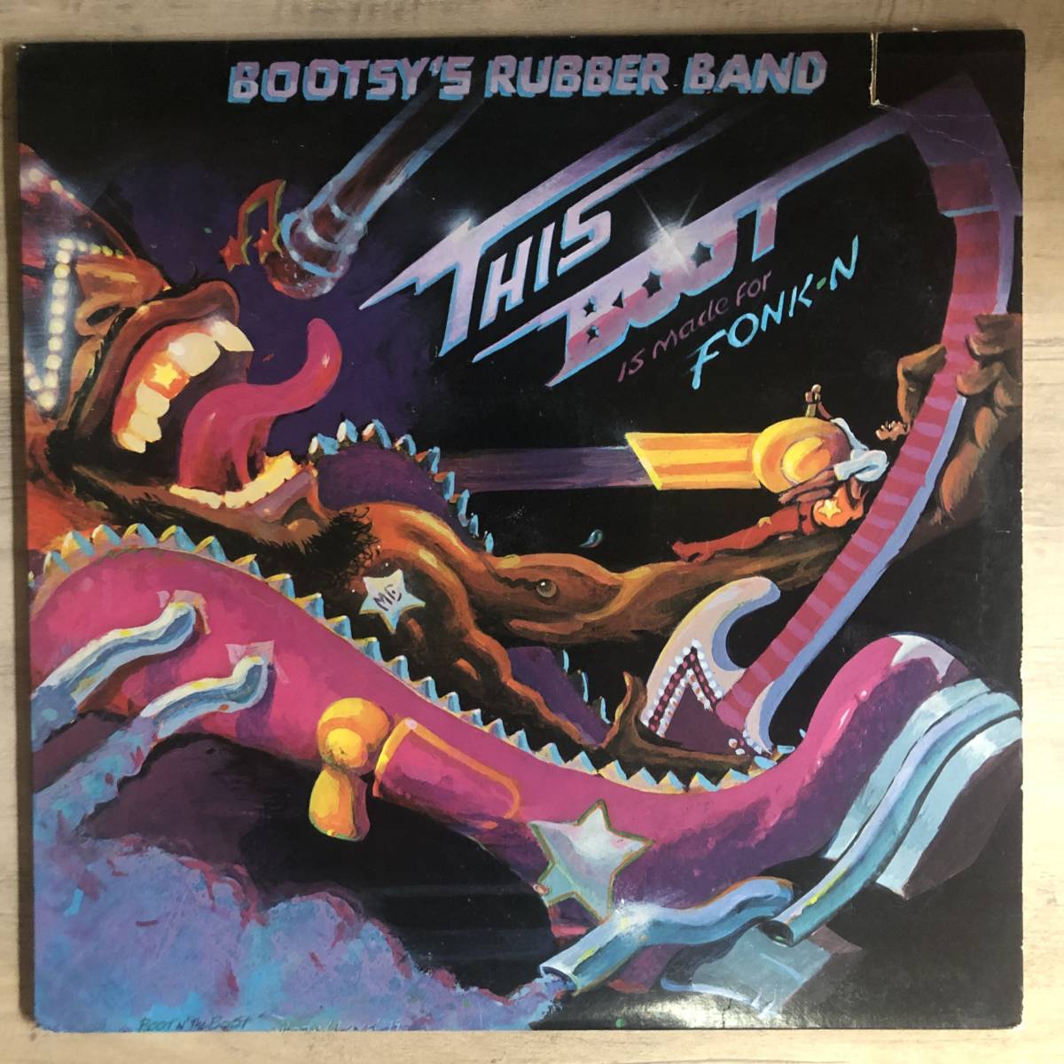 LP◆BOOTSY'S RUBBER BAND◆THIS BOOT IS MADE FOR FONK-N◆WARNER BROS. RECORDS◆BSK 3295◆ブーツィー・コリンズ_画像1