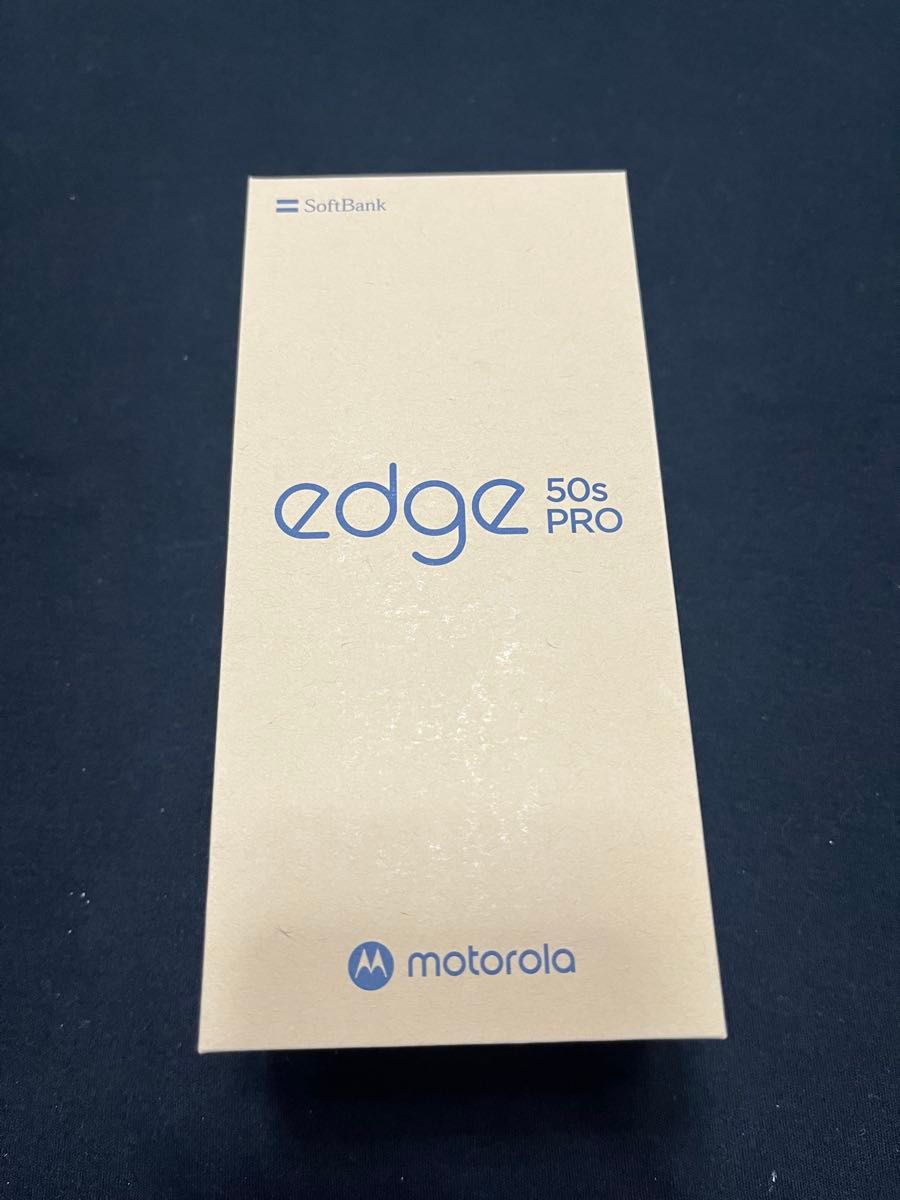 【新品 未使用】Motorolaedge50sPRO256GBバニラクリーム motorola edge 50s pro バニラクリーム ソフトバンク 残債なし