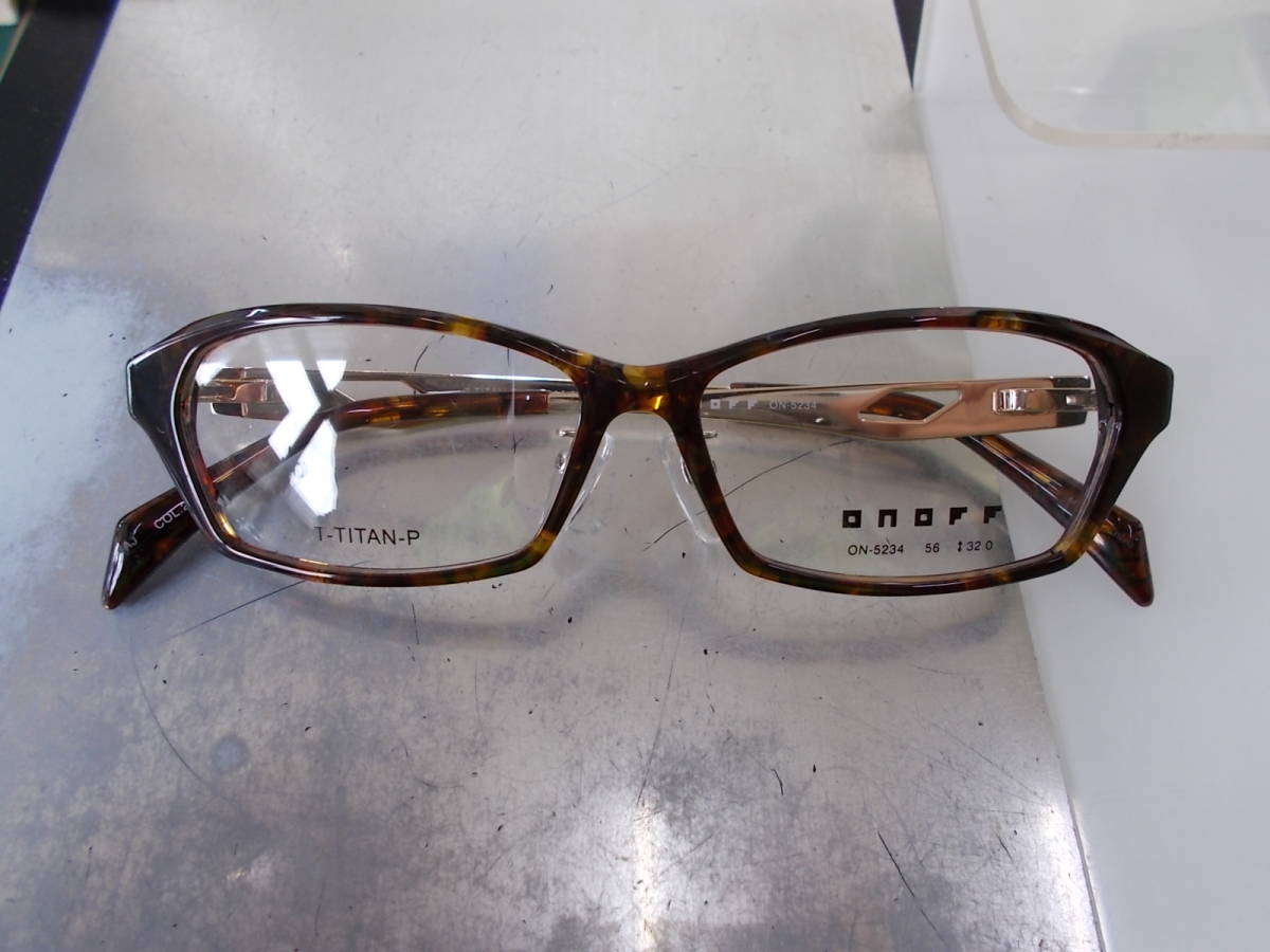 ONOFF オノフ 超かっこいいセルメタルコンビ眼鏡フレーム ON-5206-3