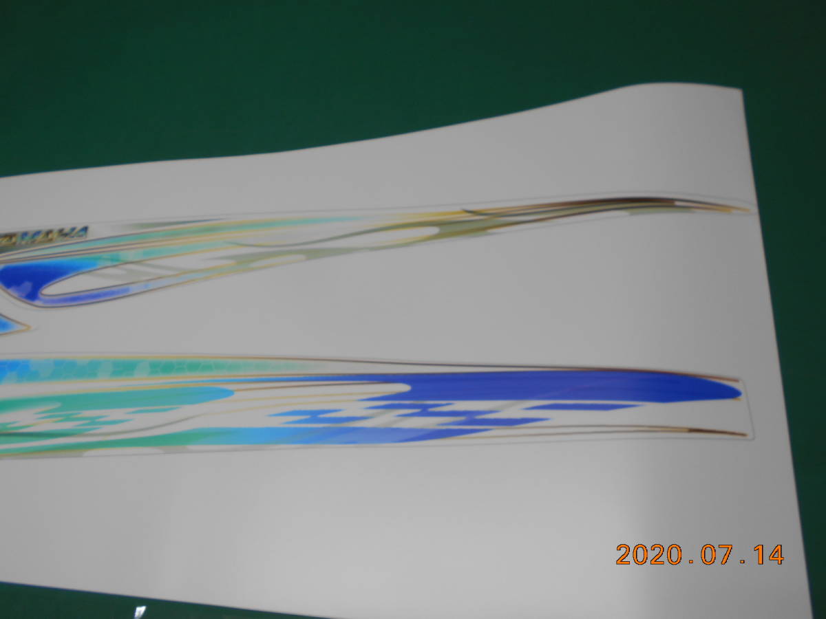 訳アリ価格　白艇ベースデザイン　2012～2018年　SHO HO SVHO用 左右 1セットのみ インクジェット出力サンプル平面貼用艶消しラミネート済_画像3