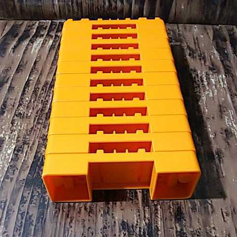 ● プラレール「オレンジ ミニブロック 橋脚 11個」_画像2