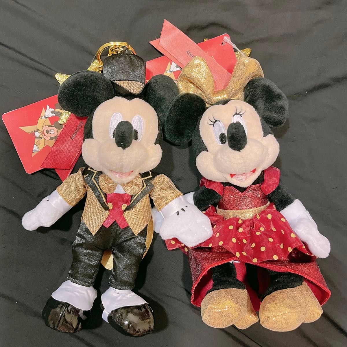 ディズニーストア 25周年 ミッキー ミニー ぬいぐるみキーチェーン セット ディズニーストア 25周年 ミッキー ミニー ぬいぐるみキー