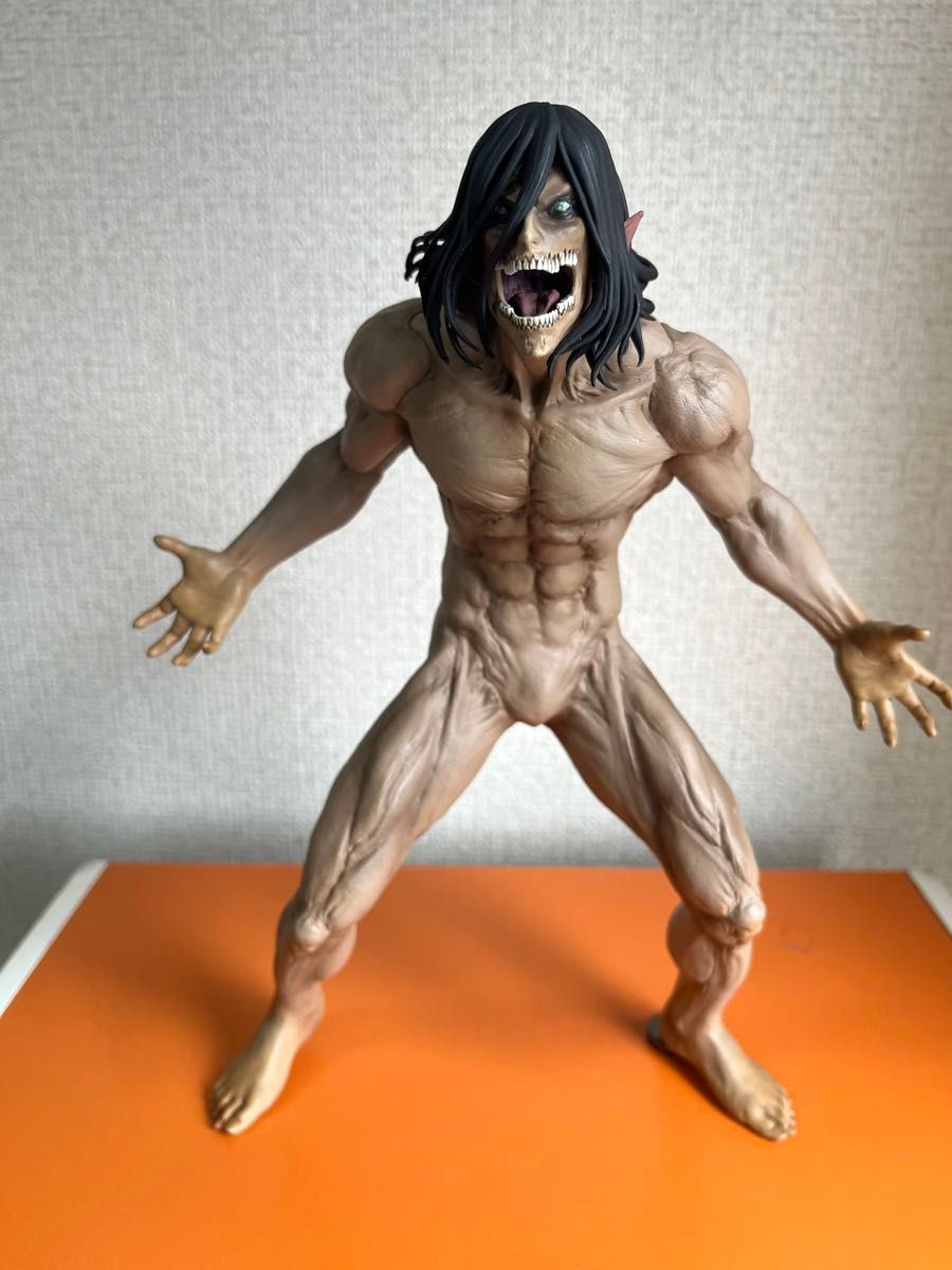 一番くじ 進撃の巨人 MEGAIMPACT エレン 巨人Ver. A賞 箱無し 一番くじ 進撃の巨人 MEGAIMPACT エレン 巨人Ver A賞 箱・台座