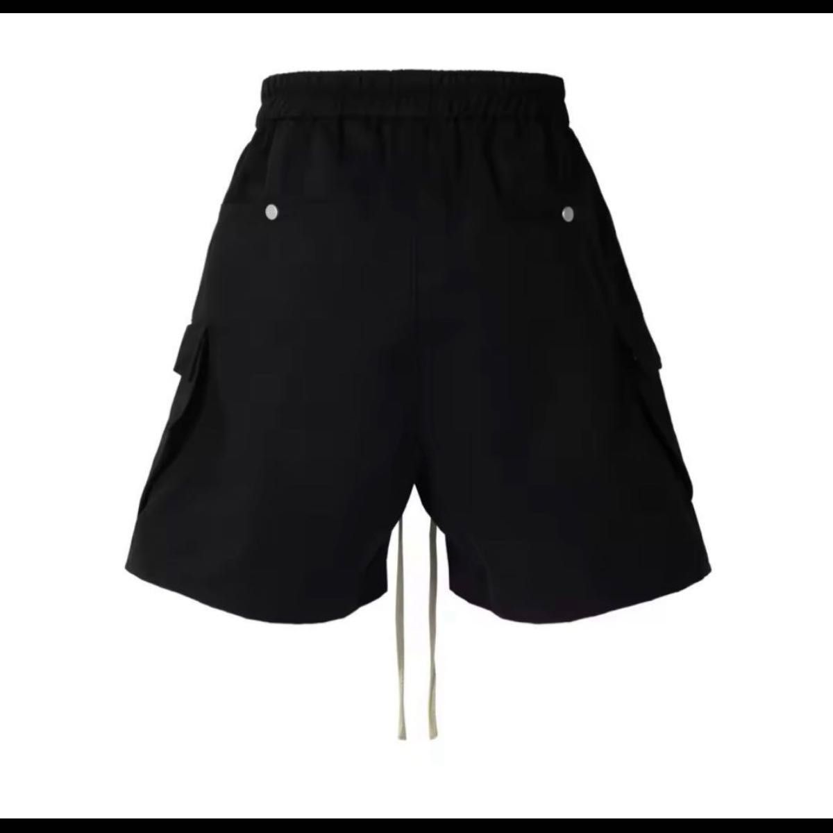 【RICK OWENS】 フィット バイクショーツ リックオウエンス ラスト1点 rick owens リックオウエンス 風 ジップ ショーツ