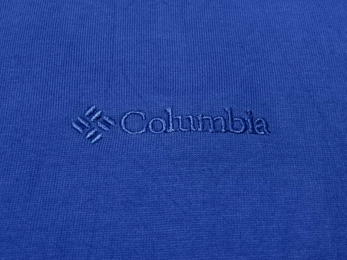 「送料無料」コロンビア：Columbia♪背中にアウトドアスポーツプリント付き：青色：Tシャツ＊サイズM：コロンビアジャパン発売_画像4