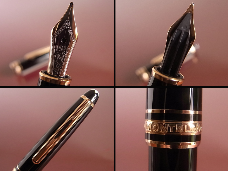 【MONTBLANC】 モンブラン マイスターシュテュック クラシック 144 万年筆 14K M ニブ 傷有_画像10