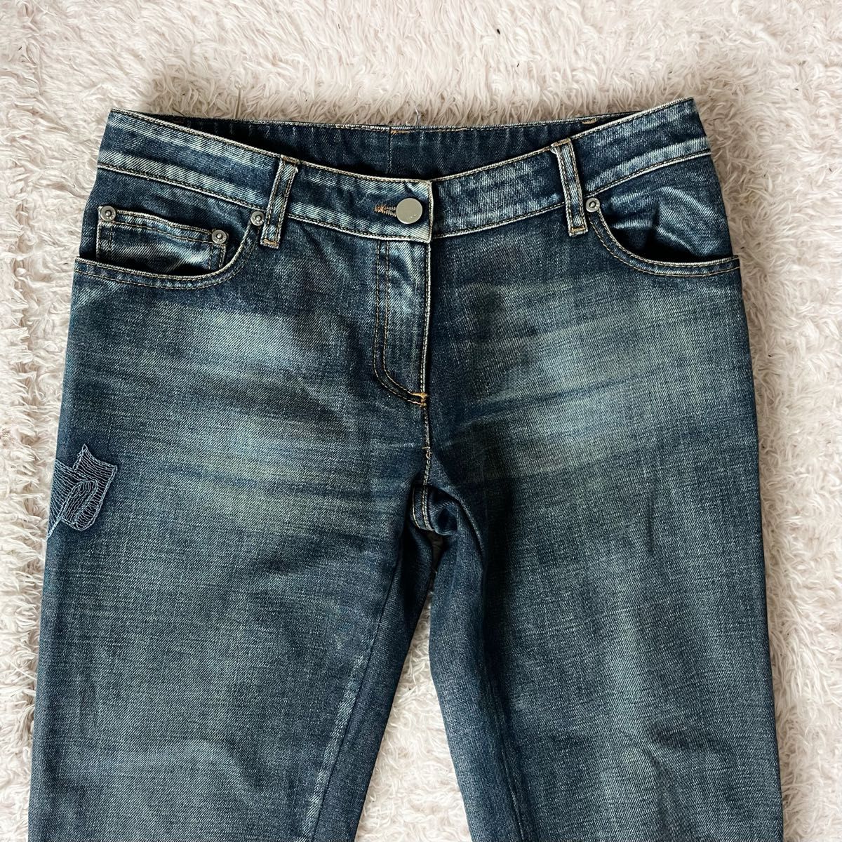 デニム・ジーパン FENDI JEANS STONE FENDI フェンディ デニムパンツ ジーパン Gパン ブランドロゴ