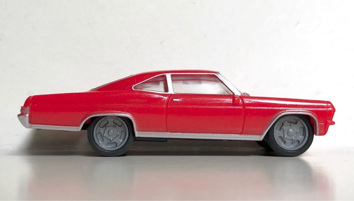 レア ラスト 1965 Chevrolet Impala SS Chevy シボレー 100周年 インパラ スーパー スポーツ シェビー GM プルバック ギミック Red レッド_画像4