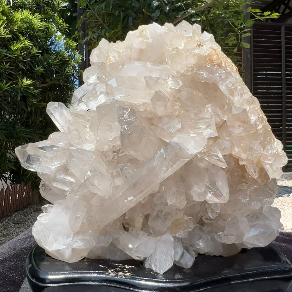 ☆超極大12.66kg!!☆超極品☆存在際立つ美しい水晶群☆水晶クラスター 原石 パワーストーン 家宝級 一点物 一生物 天然石