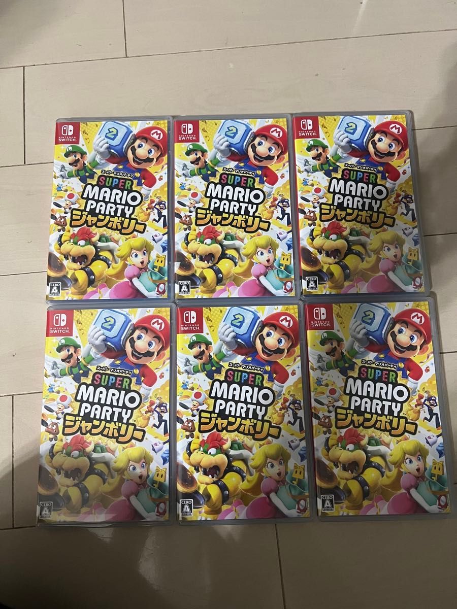 Switch スーパー マリオパーティ 6本セット Switch】 スーパー マリオパーティ ジャンボリー 6本セット