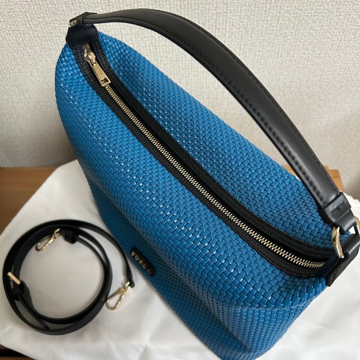 新品 未使用 FURLA ショルダーバッグ 2WAY ツイード ハンドバッグ 新品 未使用 フルラ 2wayショルダー ハンドバッグ|Yahoo!フリマ