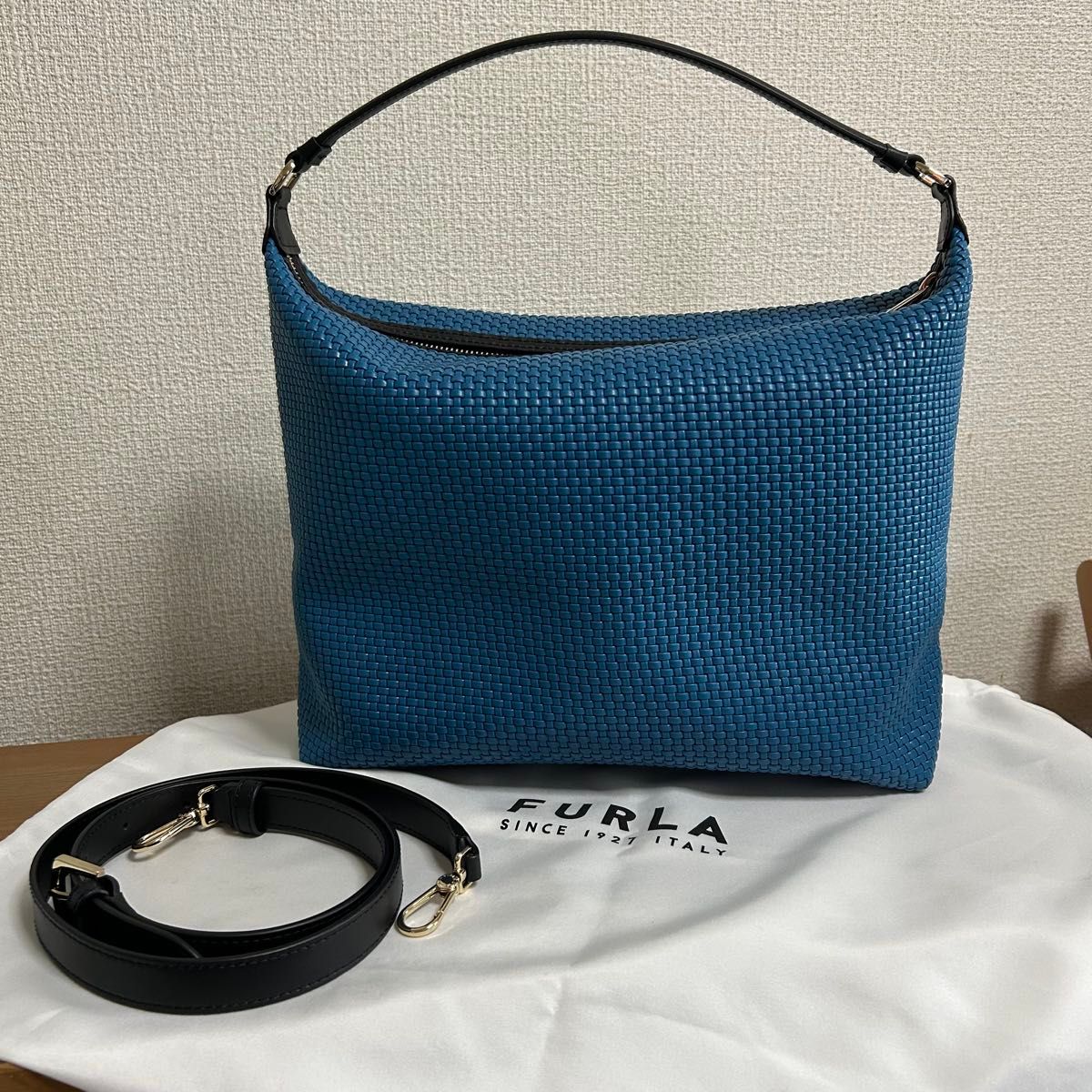 新品 未使用 FURLA ショルダーバッグ 2WAY ツイード ハンドバッグ 新品 未使用 フルラ 2wayショルダー ハンドバッグ|Yahoo!フリマ