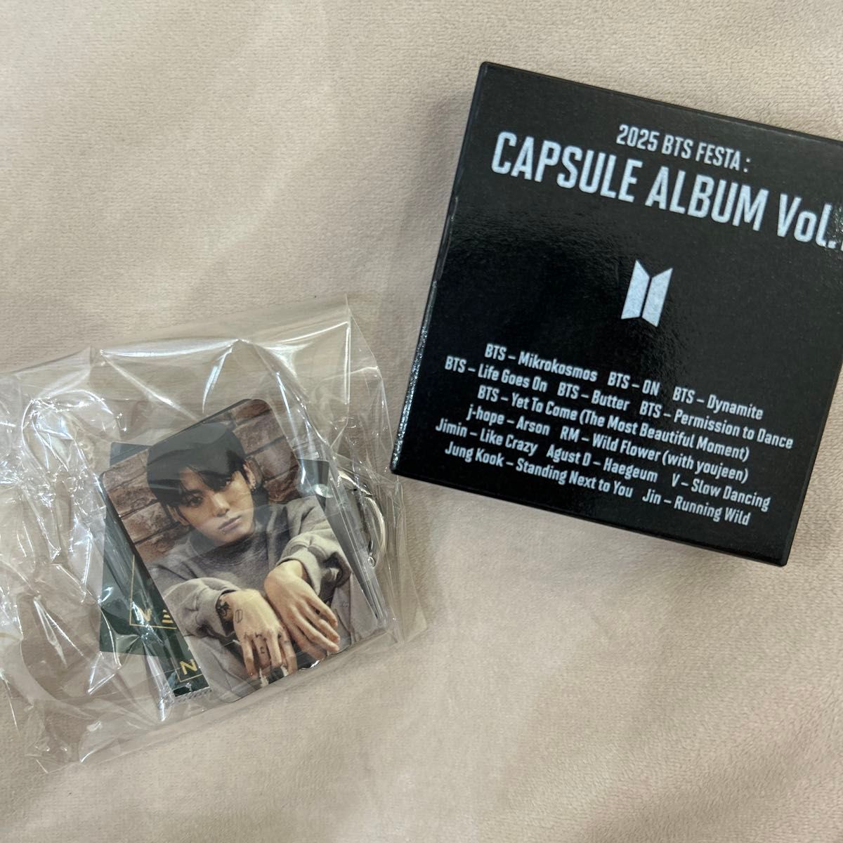 未開封 BTS FESTA CUPSULE ALBUM JUNGKOOK グク 新品未開封 BTS FESTA2025 カプセルアルバム キーホルダー