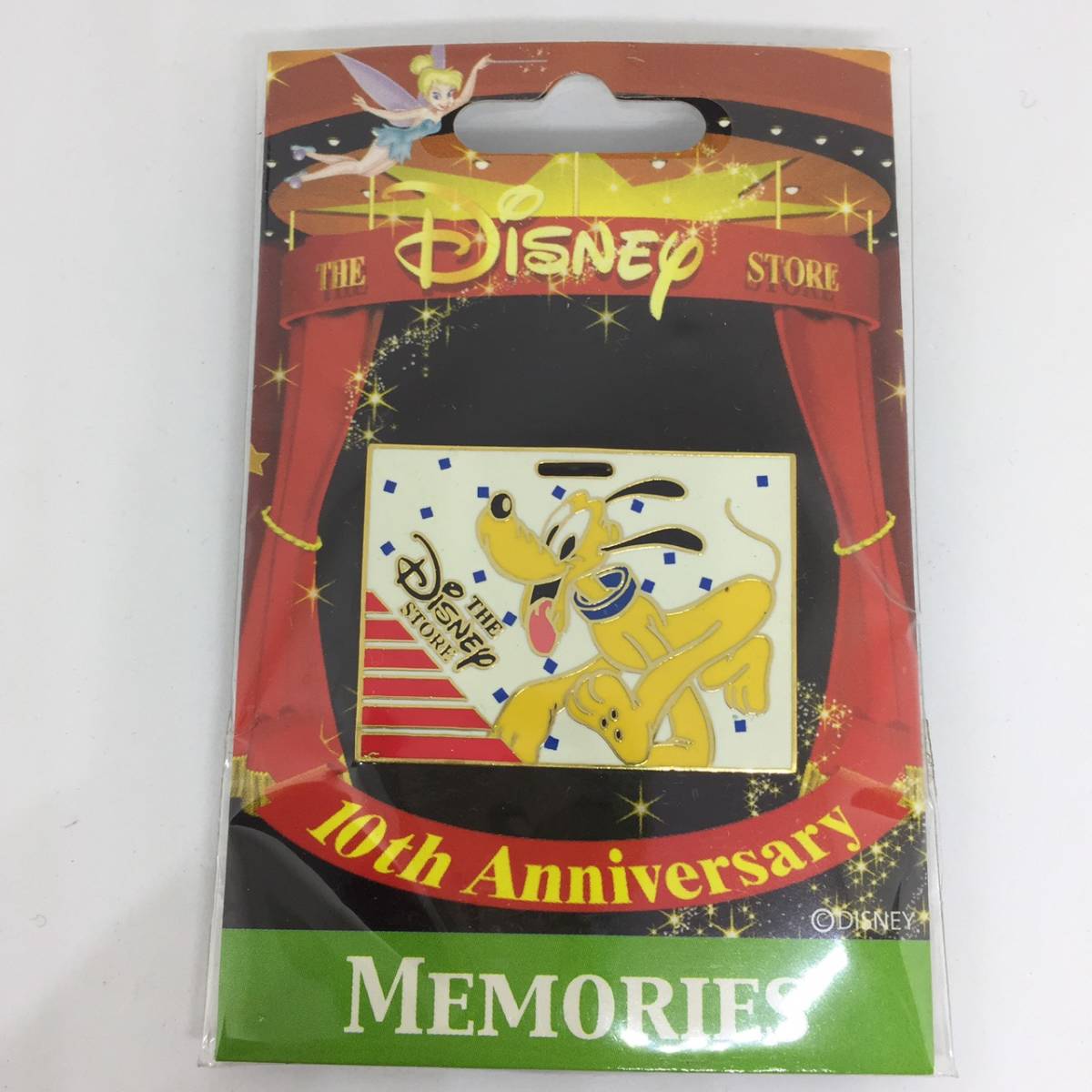 ♪ Магазин Disney Japan 10th Anniversary Sagn Sagn Prute 2500 Pins Suppling Bag Badge 2002 New