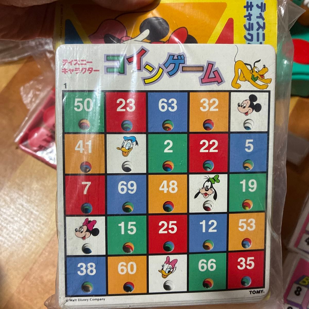 【極美品】TOMY ミッキーマウス ビンゴDEゲーム 【完品】レトロ ゲーム ディズニー ミッキーマウス】ビンゴDEゲーム 【完品】TOMY 昭和