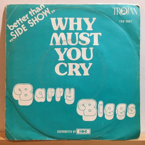 ★Barry Biggs/Why Must You Cry★哀愁LOVERS & INST！7inch 45_画像1