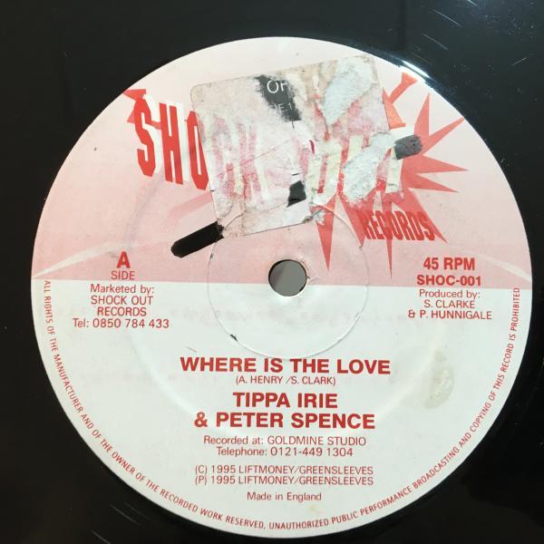 ★Tippa Irie & Peter Spence/Where Is The Love★MELLOW LOVERS ダンスホール！_画像1