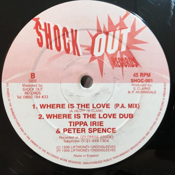 ★Tippa Irie & Peter Spence/Where Is The Love★MELLOW LOVERS ダンスホール！_画像2