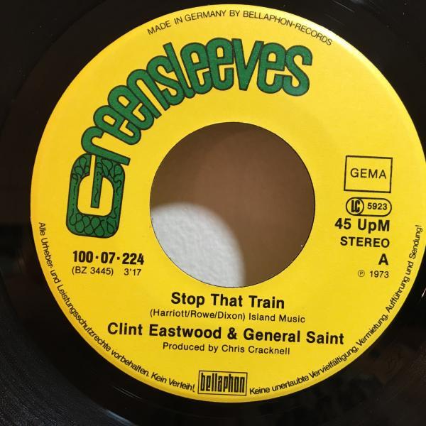 ★Clint Eastwood & General Saint/Stop That Train★人気ダンスホール！7inch 45_画像2