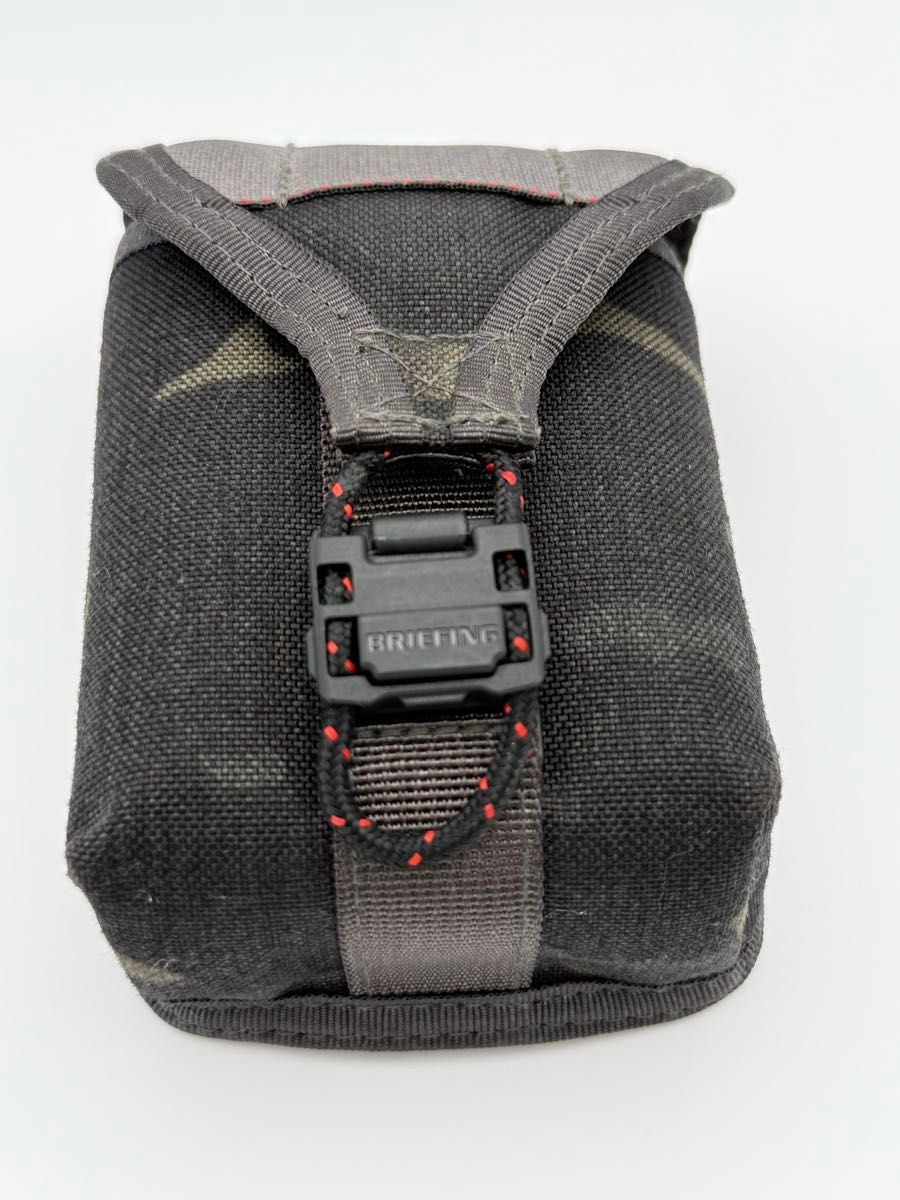 BRIEFING ゴルフポーチ レーザー距離計ケース カモ 黒 美品】BRIEFING ブリーフィング スコープポーチ マルチカモ