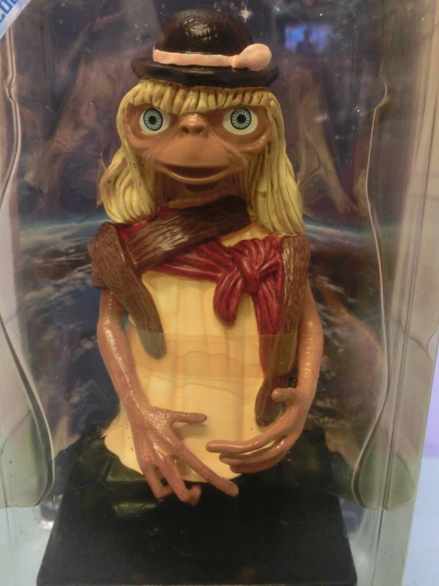 映画 E.T. フィギュア人形 2001年 トイザラス イーティー限定 女装バージョン 置物 SF スティーヴン・スピルバーグ 宇宙人 ET