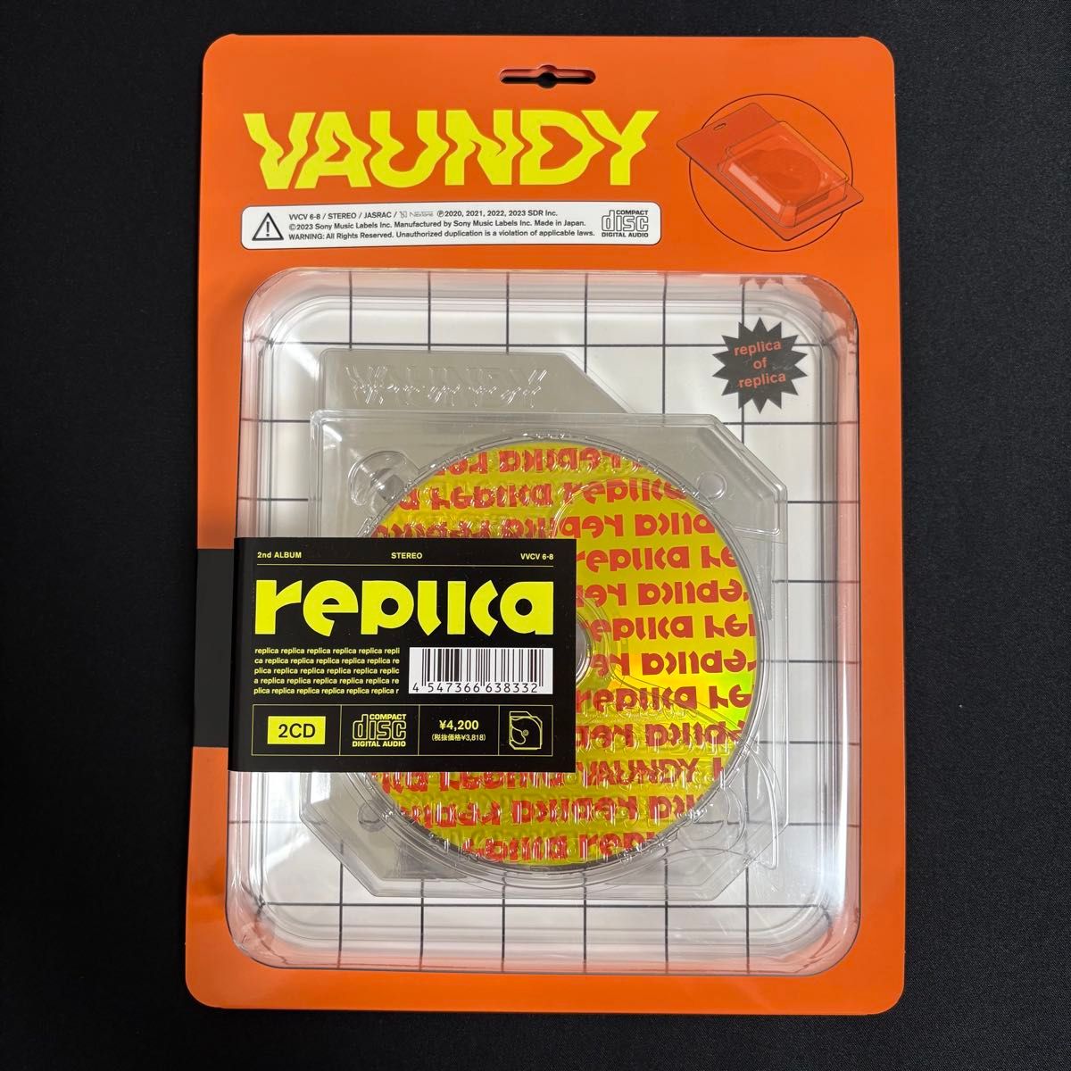 【新品・未開封】Vaundy replica 2CD 限定盤 初回生産分 Vaundy replica 完全生産限定盤 バウンディー レプリカ|Yahoo