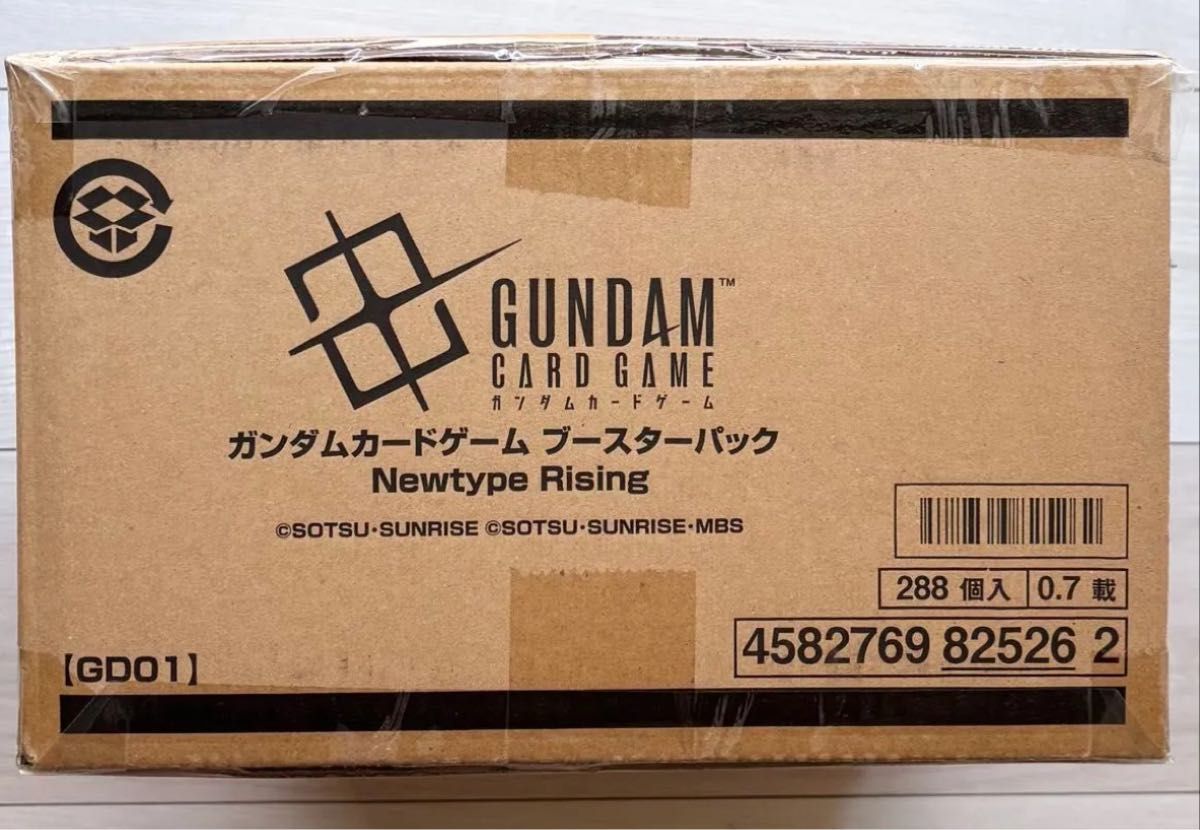 新品未開封 ガンダムカードゲーム ブースターパック 1カートン ガンダムカードゲーム GD01 Newtype Rising ブースターパック 未